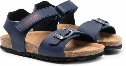 Geox Kids Chalki sandalen met open neus Blauw