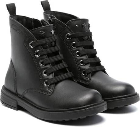 Geox Kids Eclair enkellaarzen Zwart