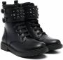 Geox Kids Eclair veterlaarzen met studs Zwart - Thumbnail 1