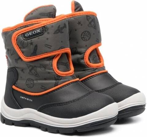 Geox Kids Flanfil ABX waterdichte laarzen Zwart
