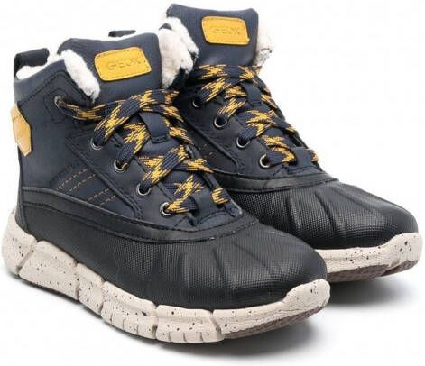 Geox Kids Flexyper ABX enkellaarzen Blauw