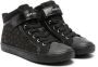 Geox Kids Kalispera sneakers met sterprint Zwart - Thumbnail 1
