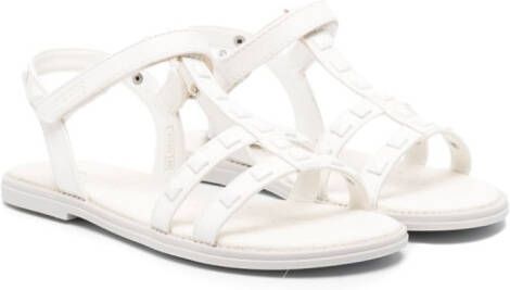 Geox Kids Karly sandalen met klittenband Wit
