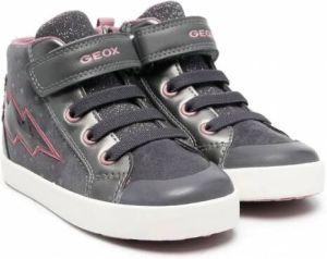 Geox Kids Kilwi high-top sneakers Grijs