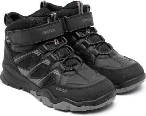 Geox Kids Laarzen met klittenband Zwart