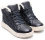 Geox Kids Leren enkellaarzen Blauw - Thumbnail 1
