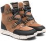 Geox Kids Enkellaarzen met veters Bruin - Thumbnail 1