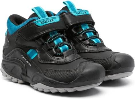 Geox Kids New Savage enkellaarzen Zwart