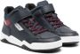 Geox Kids Perth enkellaarzen met klittenband Blauw - Thumbnail 1