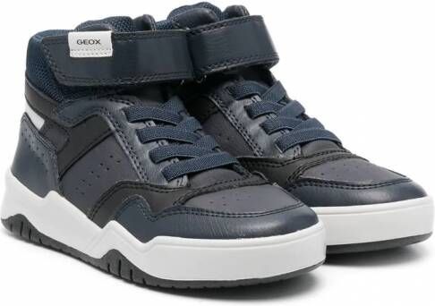 Geox Kids Perth high-top sneakers Blauw