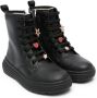 Geox Kids Phaolae veterlaarzen Zwart - Thumbnail 1