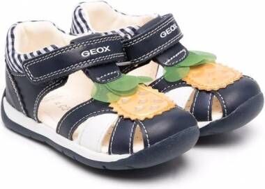 Geox Kids Sandalen met open neus Blauw