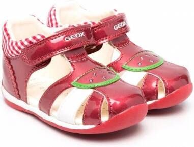 Geox Kids Sandalen met open neus Rood