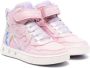 Geox Kids Skylin Rapunzel high-top sneakers Roze - Thumbnail 1