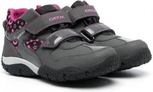 Geox Kids Sneakers met vlakken Grijs