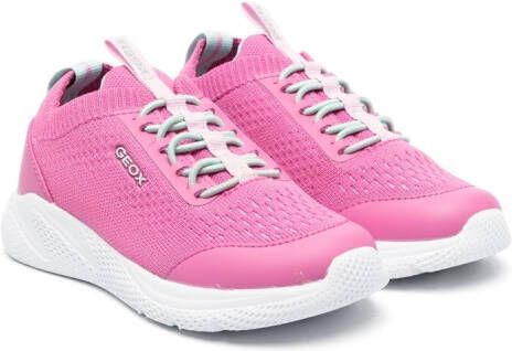 Geox Kids Sprintye low-top sneakers Roze