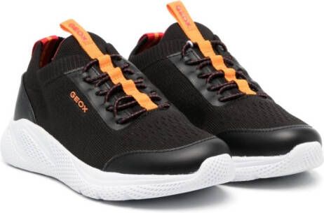 Geox Kids Sprintye low-top sneakers Zwart