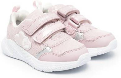 Geox Kids Sneakers met klittenband Roze