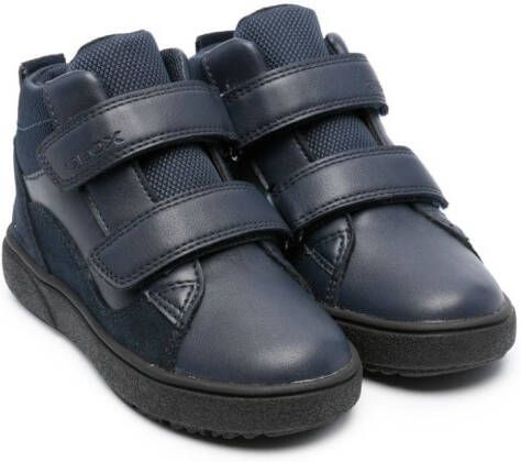 Geox Kids Theleven Abx sneakers met vlakken Blauw
