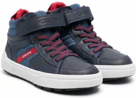 Geox Kids Weemble high-top sneakers Blauw