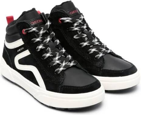 Geox Kids Weemble high-top sneakers Zwart