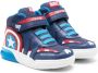 Geox Kids x Marvel Grayjay high-top sneakers Blauw - Thumbnail 1