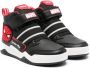 Geox Kids x Marvel Perth high-top sneakers Zwart - Thumbnail 1