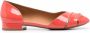Geox Leren ballerina's Oranje - Thumbnail 1