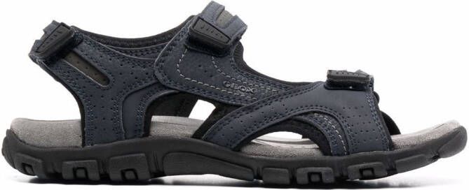 Geox Leren sandalen Blauw