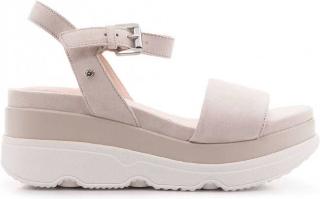 Geox Sandalen met open neus Beige