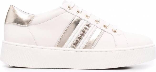 Geox Skyely leren sneakers Beige