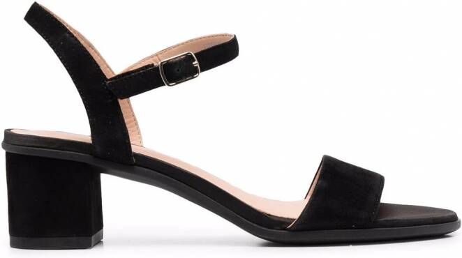 Geox Suède sandalen Zwart
