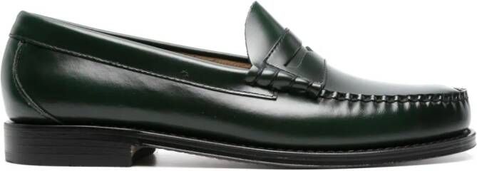 G.H. Bass & Co. Larson leren loafers Groen