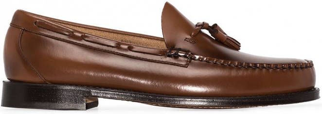 G.H. Bass & Co. Weejuns Larkin loafers met kwastje Bruin