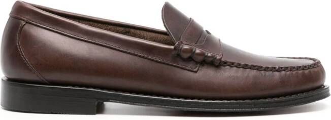 G.H. Bass & Co. Weejuns Larson leren loafers Bruin