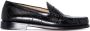 G.H. Bass & Co. x Maharishi Weejun Larson loafers met reliëf Zwart - Thumbnail 1