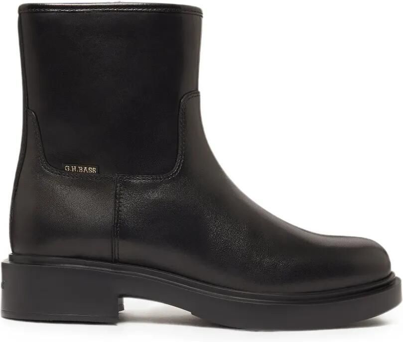 G.H.Bass Albany II leren enkellaarzen Zwart