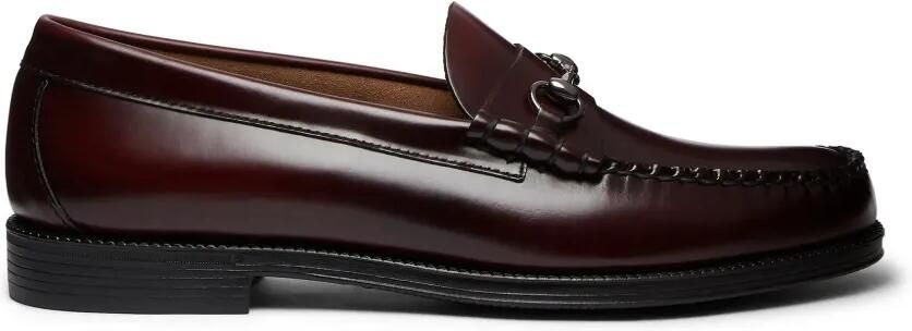 G.H.Bass Penny Slides leren loafers met horsebit-stiksels Rood