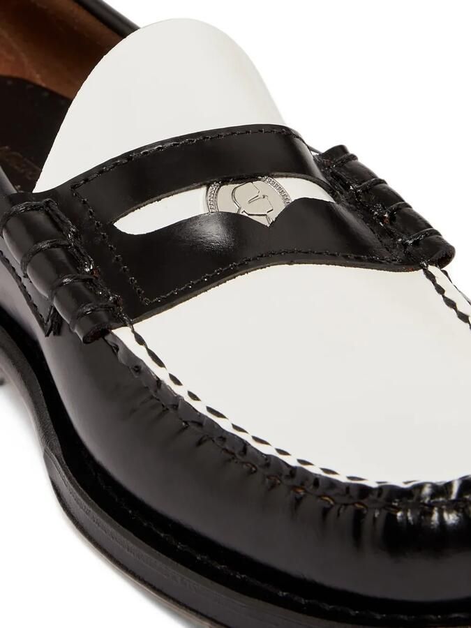 G.H.Bass x Karl Lagerfeld Weejuns penny loafers Zwart - Foto 3