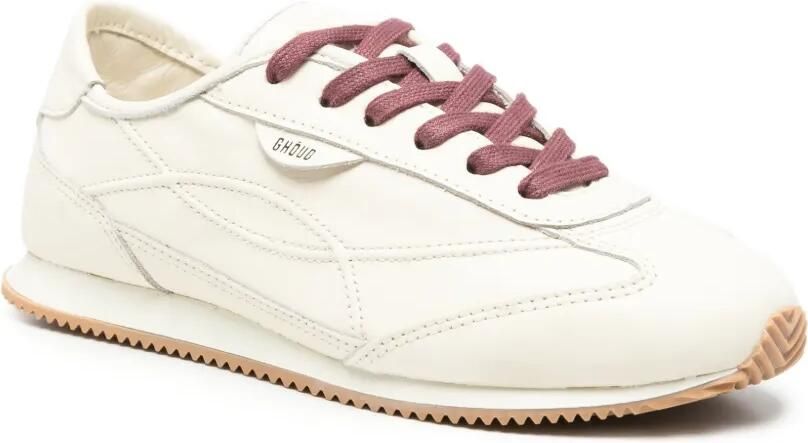 GHŌUD Sneakers met logopatch Beige - Foto 4