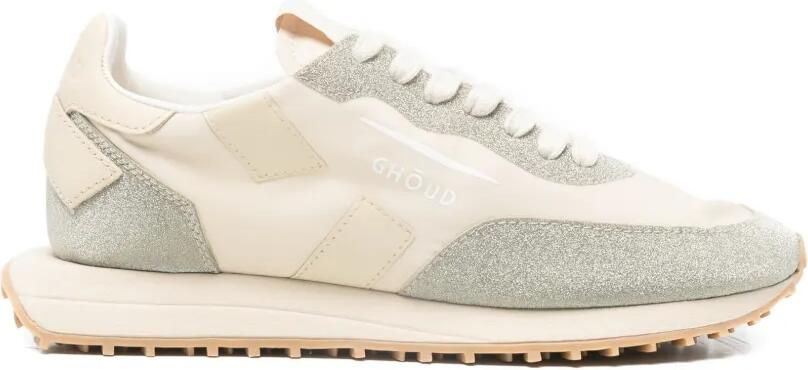 GHŌUD Rush sneakers met glitterdetail Beige