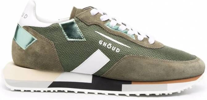 GHŌUD Sneakers met colourblocking Groen