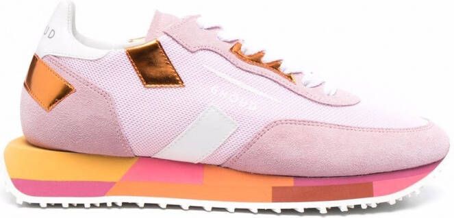 GHŌUD Sneakers met colourblocking Roze