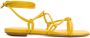 GIABORGHINI Bella leren sandalen Geel - Thumbnail 1