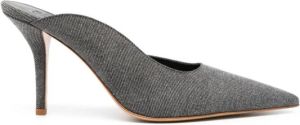 GIABORGHINI Abella denim muiltjes Grijs