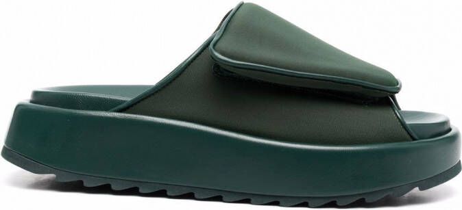 GIABORGHINI Gia 1 sandalen met klittenband Groen