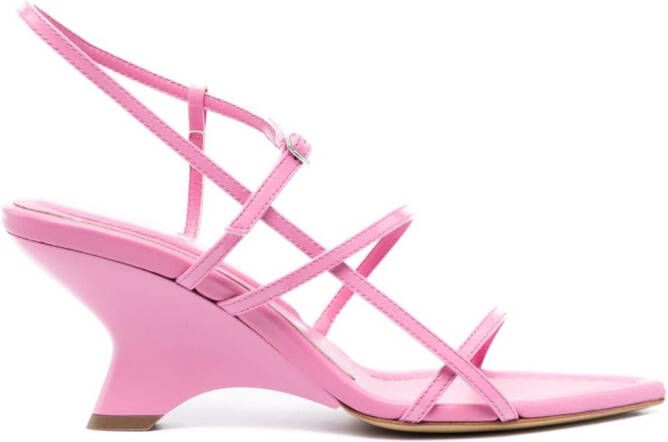 GIABORGHINI Gia26 leren sandalen Roze