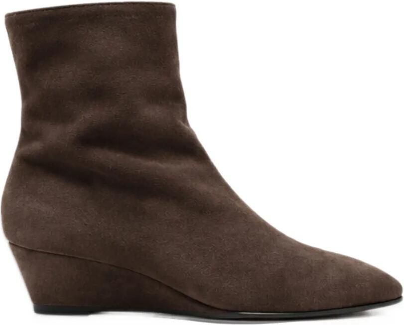 GIABORGHINI Amanda wedge ankle boots Bruin