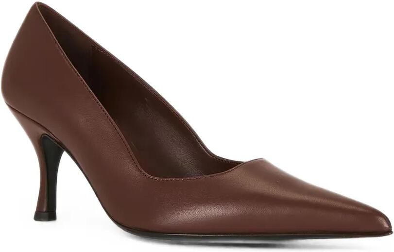 GIABORGHINI Monserrat pumps met puntige neus Bruin - Foto 3