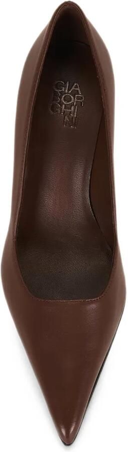 GIABORGHINI Monserrat pumps met puntige neus Bruin - Foto 5